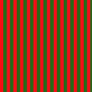Red and Green Stripe Pattern