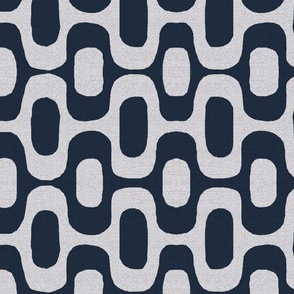 Ipanema Beach - Large Scale - Favorite Navy and Grey