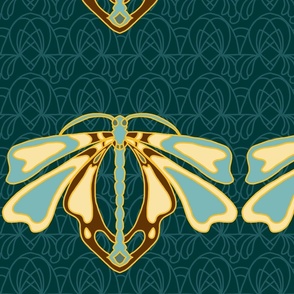 Fantasy Art Deco Dragonfly 