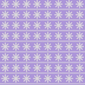 purple snowflakes