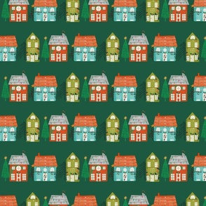 Christmas  Houses Green