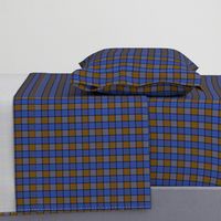 Blue and Brown Plaid Pattern