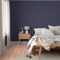 Blue and Brown Plaid Pattern