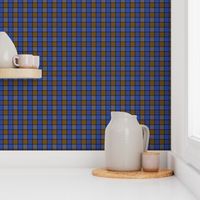 Blue and Brown Plaid Pattern