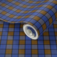 Blue and Brown Plaid Pattern