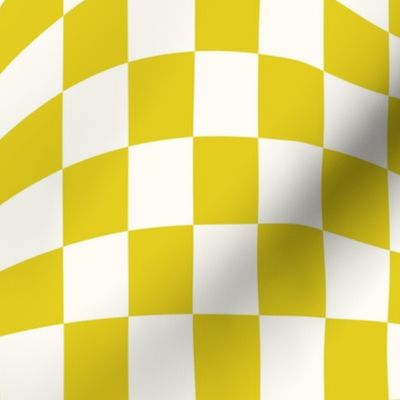 lemon wavy checkerboard