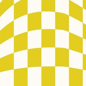 lemon wavy checkerboard