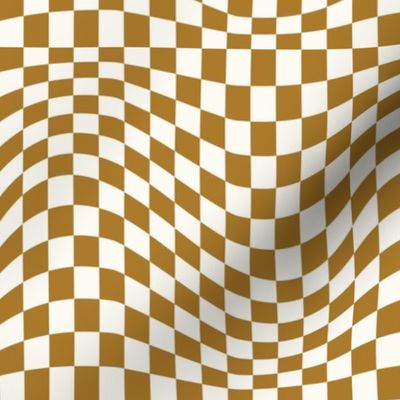 small cider wavy checkerboard