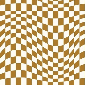 small cider wavy checkerboard