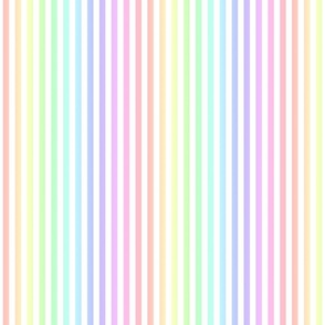 Pastel Rainbow Ombre Stripes