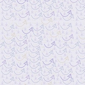 Lavender swirl arrows