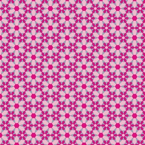 mosaic blooms pastel pink