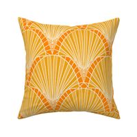 noble ombre in sundflower yellow and orange - medium scale