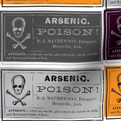 Hallow Fields poison labels