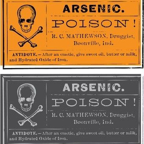 Hallow Fields poison labels