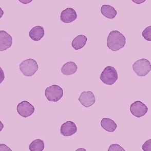 Watercolor Dot - Purple - Large