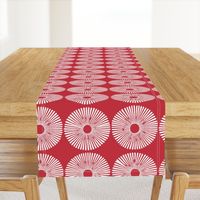 Japanese Inspired Sun Furoshiki (crimson) Medium Scale - Japanese Gift Wrap