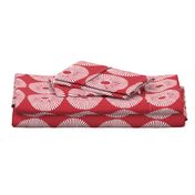 Japanese Inspired Sun Furoshiki (crimson) Medium Scale - Japanese Gift Wrap