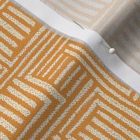 Japanese Inspired Lines Furoshiki (marigold) Medium Scale - Japanese Gift Wrap