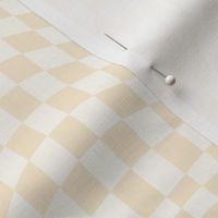 small white orange wavy checkerboard