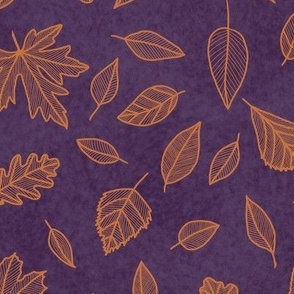 Falling Leaves - Meadow Violet