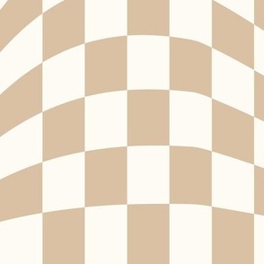 latte wavy checkerboard