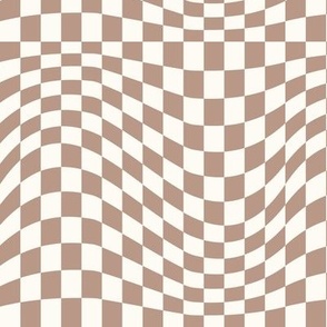 small flax wavy checkerboard