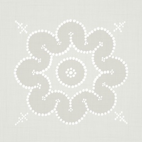 Fleur de Vie | Jasmine | Light Grey