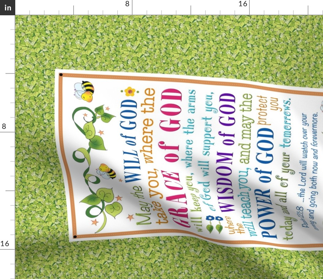 Will of God. WallHanging/tea towel