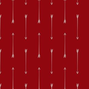 Arrows Pattern in Red