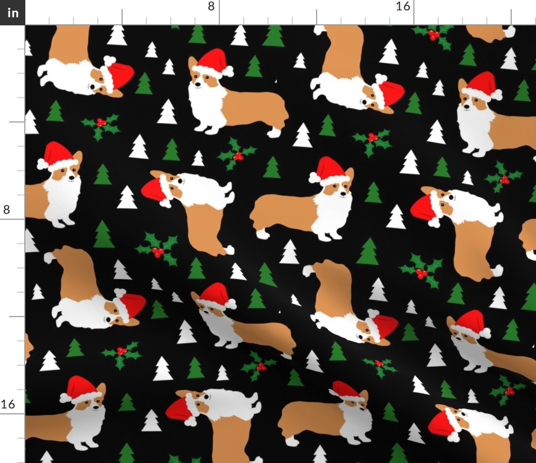 Corgi Dogs Christmas 