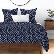 Crystal Snowflakes Navy Blue Small