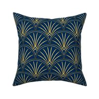 Gatsby Glamour gold texture on navy 