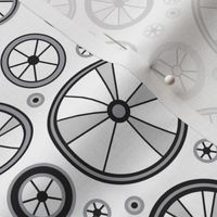 Wheelies (Monochrome) Bike Wheels Bicycle