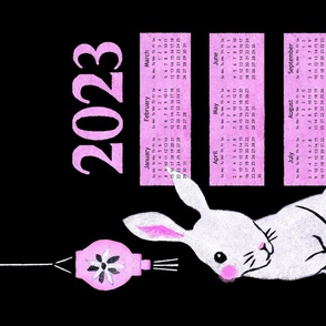Year of Rabbit Tea Towel