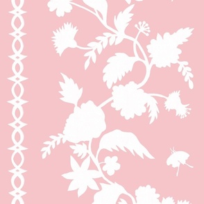 Courtney Block Print off White on Pink copy