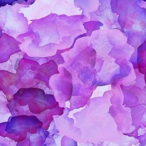 abstract purple painterly fabric or wallpaper