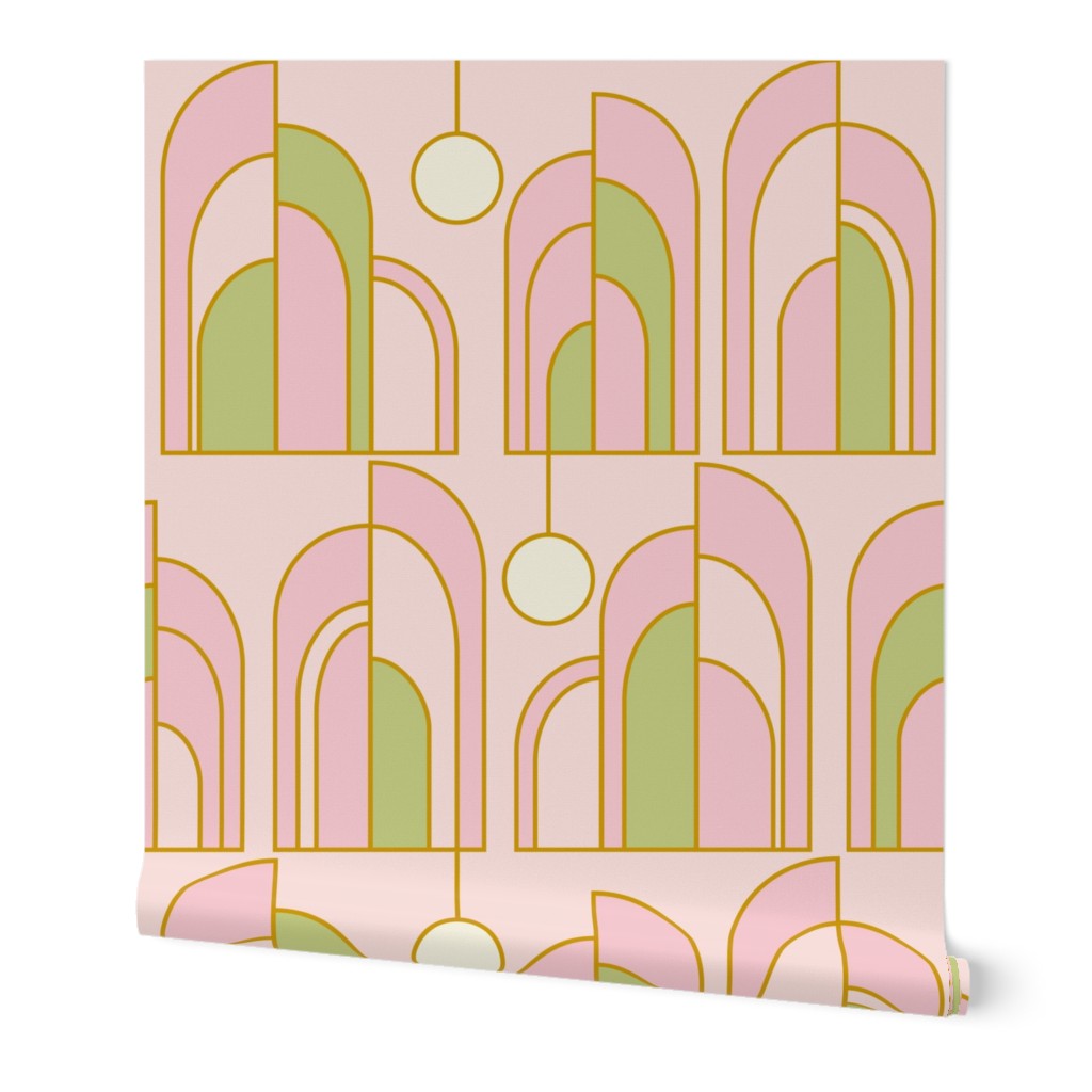 Deco Windows -Pink -Large Scale
