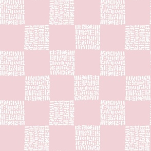Odd squares on Cotton Candy Pink #F1D2D6