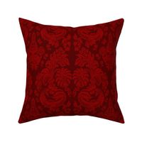 "Venus Damask" in Burgundy