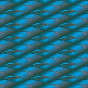 Woven Cerulean Ripples