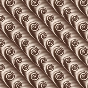 Diagonal Spirals in Sepia