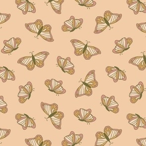 Butterflies_Medium Peach