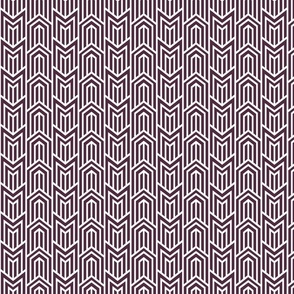 Deco 1 (plum & white)