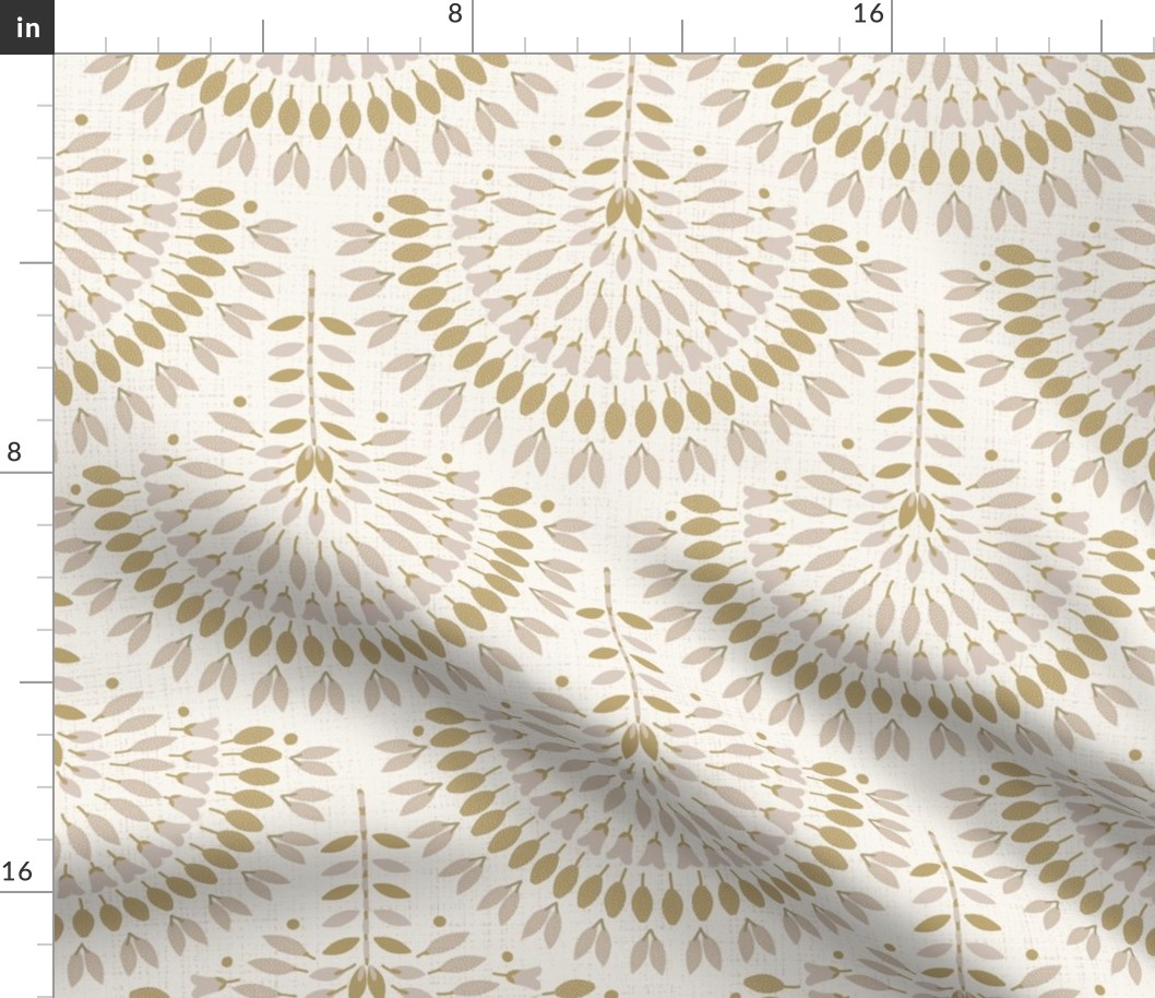 Modern Geometric Art Deco_Neutrals_Ivory, Beige, and Gold