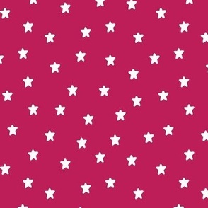 Patriotic Stars on Pink Extra Small