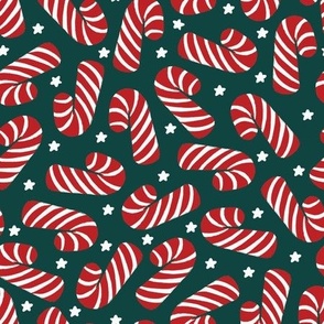 Candy Canes - Green