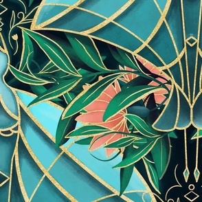  Art Deco Birds (large)