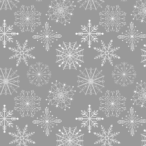 Flutter of Snowflakes | Silver