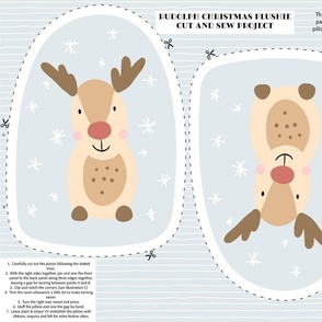 Rudolph The Reindeer Christmas Plushie Project